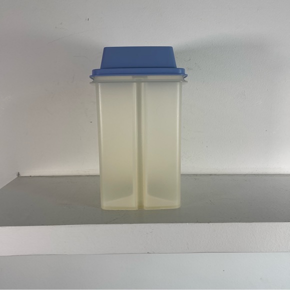 Tupperware Pickle Keeper container light blue 1560-4 Pick-a-Deli retro vintage - Picture 6 of 9